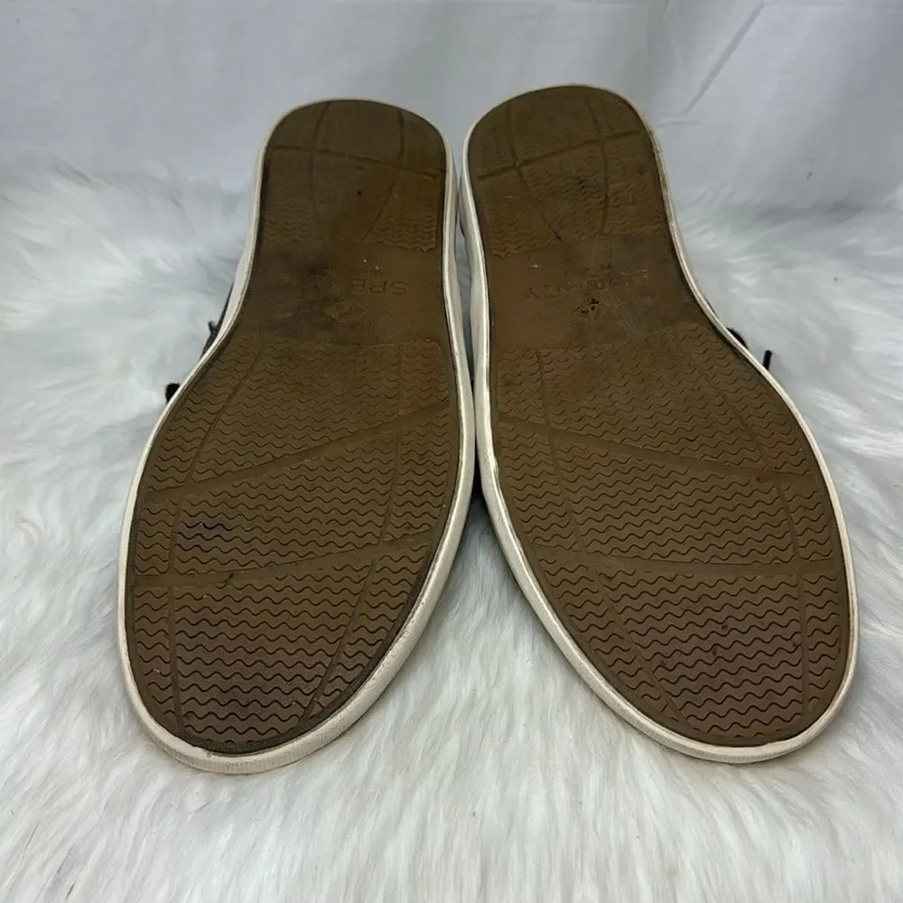 Sperry Topsider Cutter‎ Brown Leather Lace Up Boat Shoes Sz 11